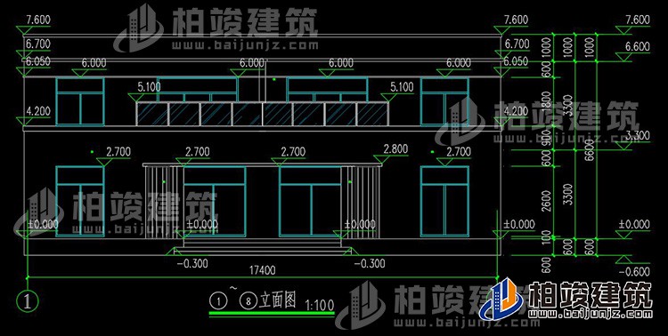 正立面图