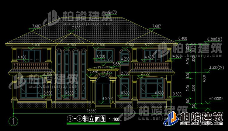 正立面图